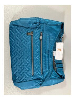 Lug Camper SE Medium Crossbody Bag - Unisex Ocean Blue Zippered Tote